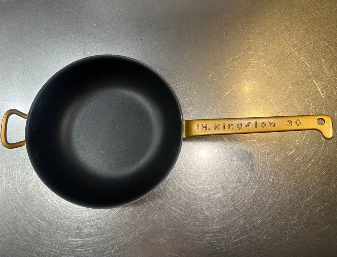 中尾アルミ　キングフロン　フライパン30cm
