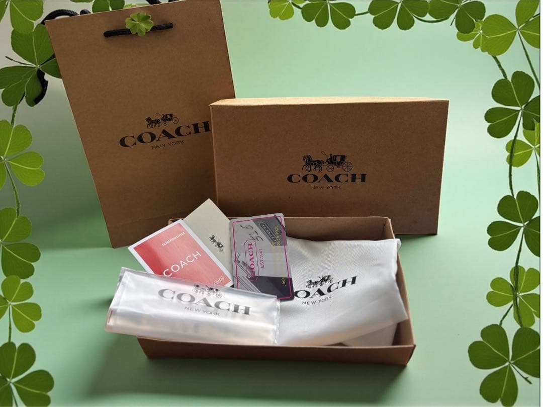 COACH 二つ折り財布 新品