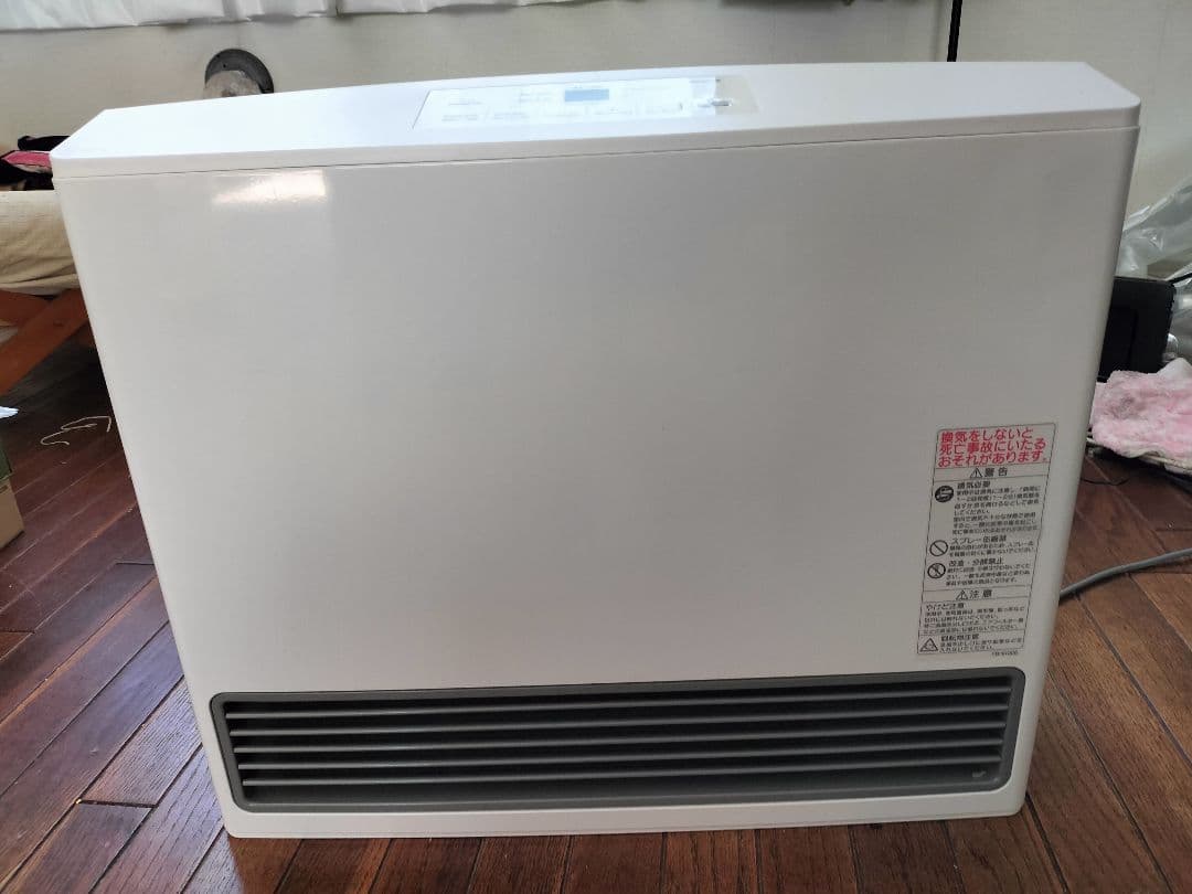 ノーリツ　NORITZ　 ガスファンヒーター25年3月購入　 都市ガス用