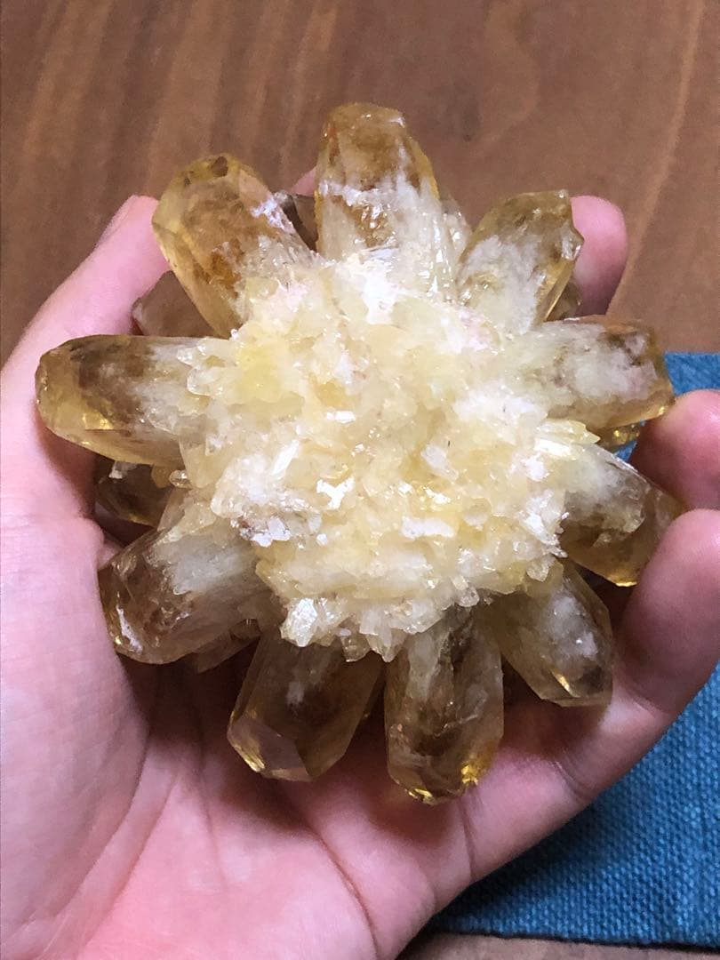 水晶 クラスター シトリンファントム 天然石