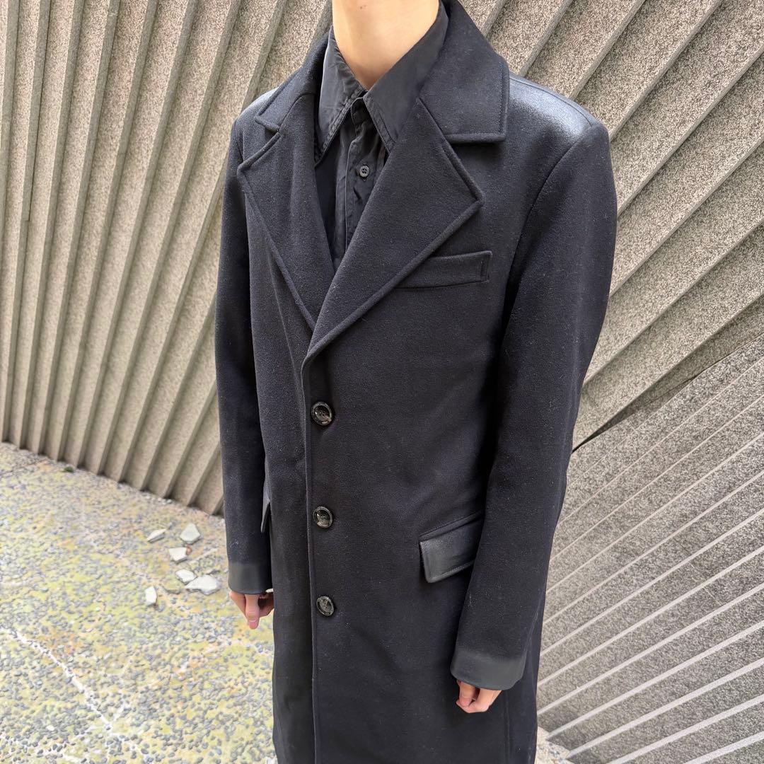 DIESEL ディーゼル シングルブレスト ロングコート チェスターコート