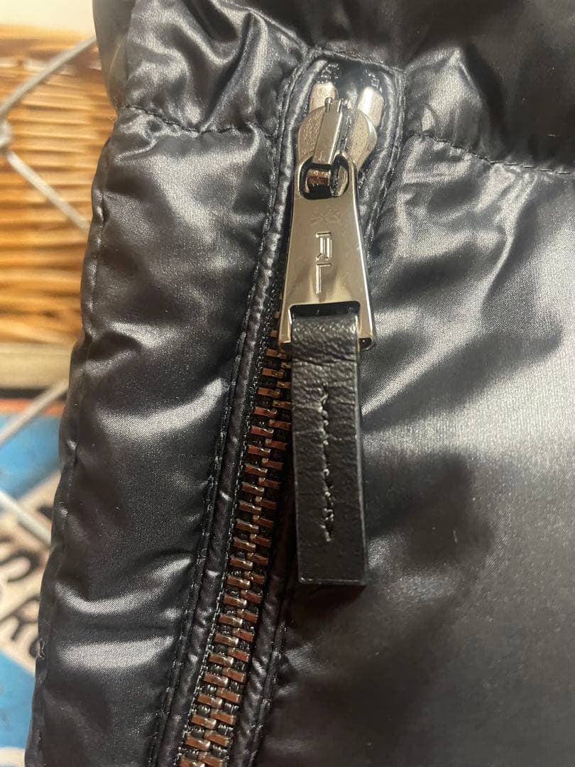 POLO RALPH LAUREN フード付きダウンベスト ブラック