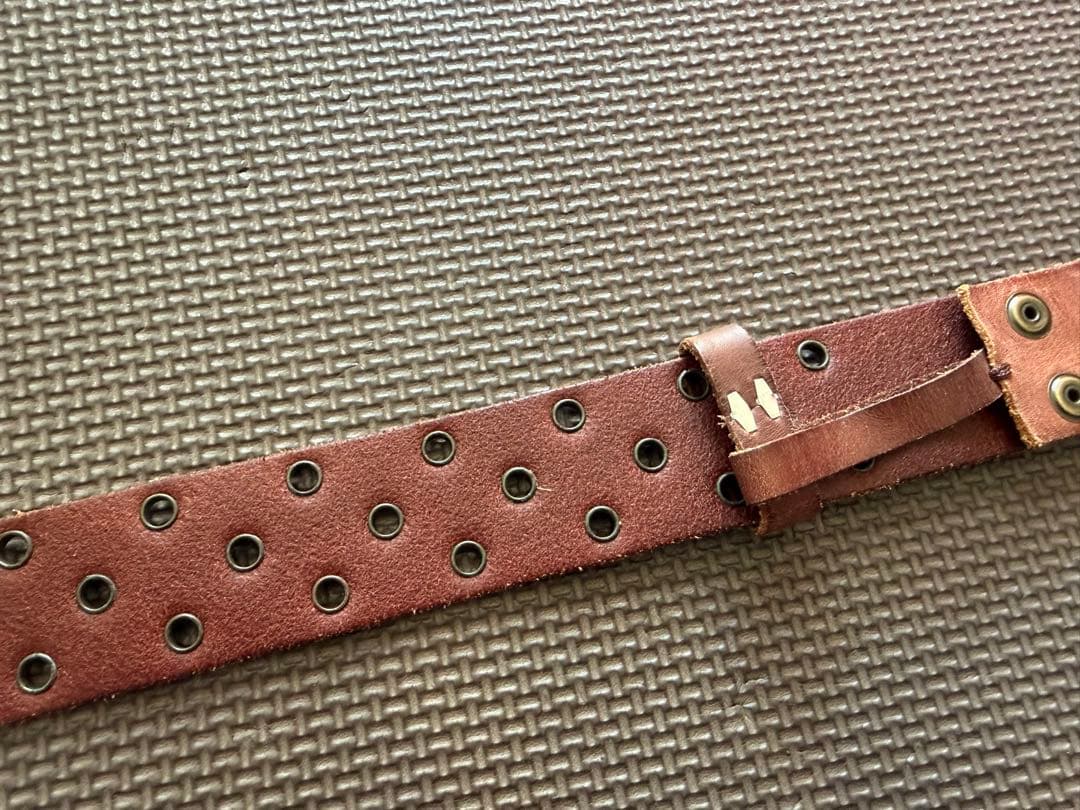 OAKLEY（オークリー）3Dスカル バックル ベルト ブラウン（茶）／中古