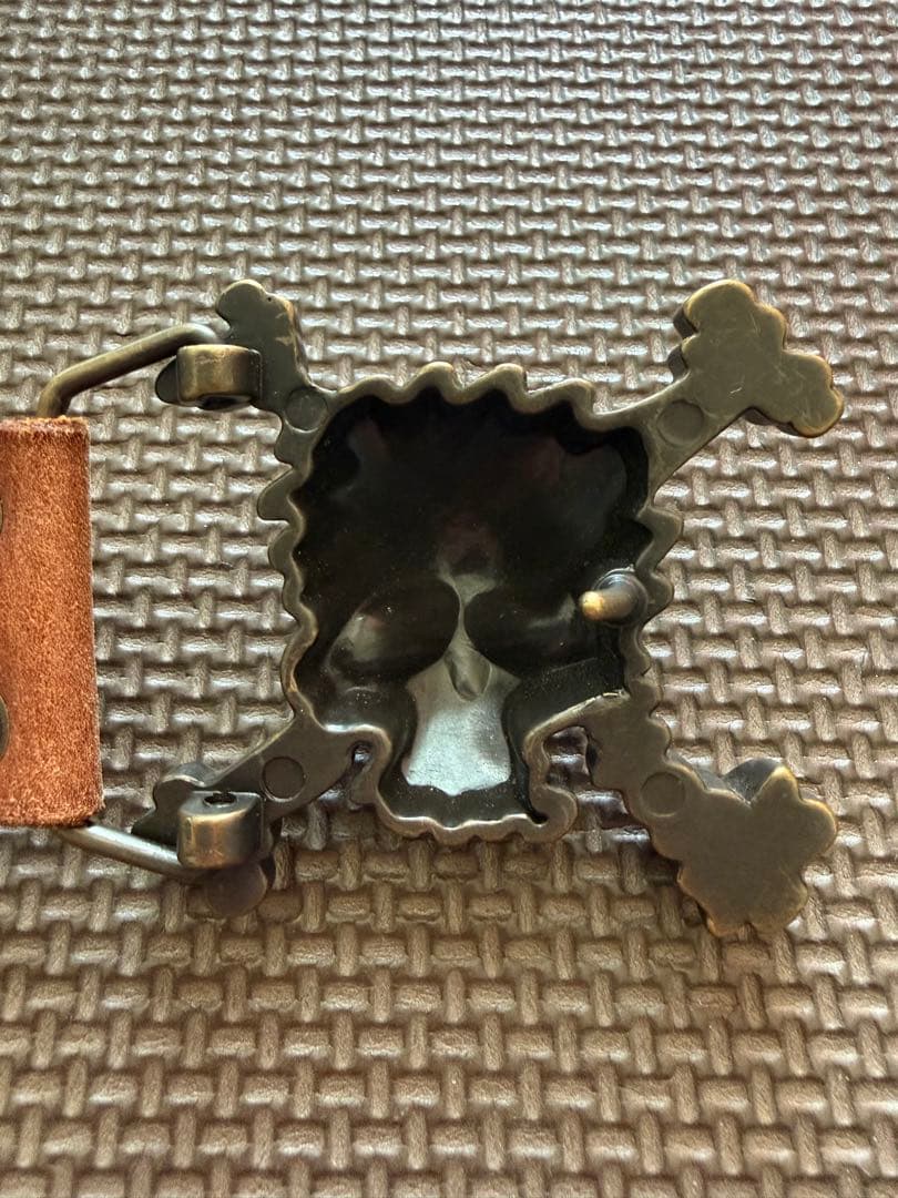 OAKLEY（オークリー）3Dスカル バックル ベルト ブラウン（茶）／中古