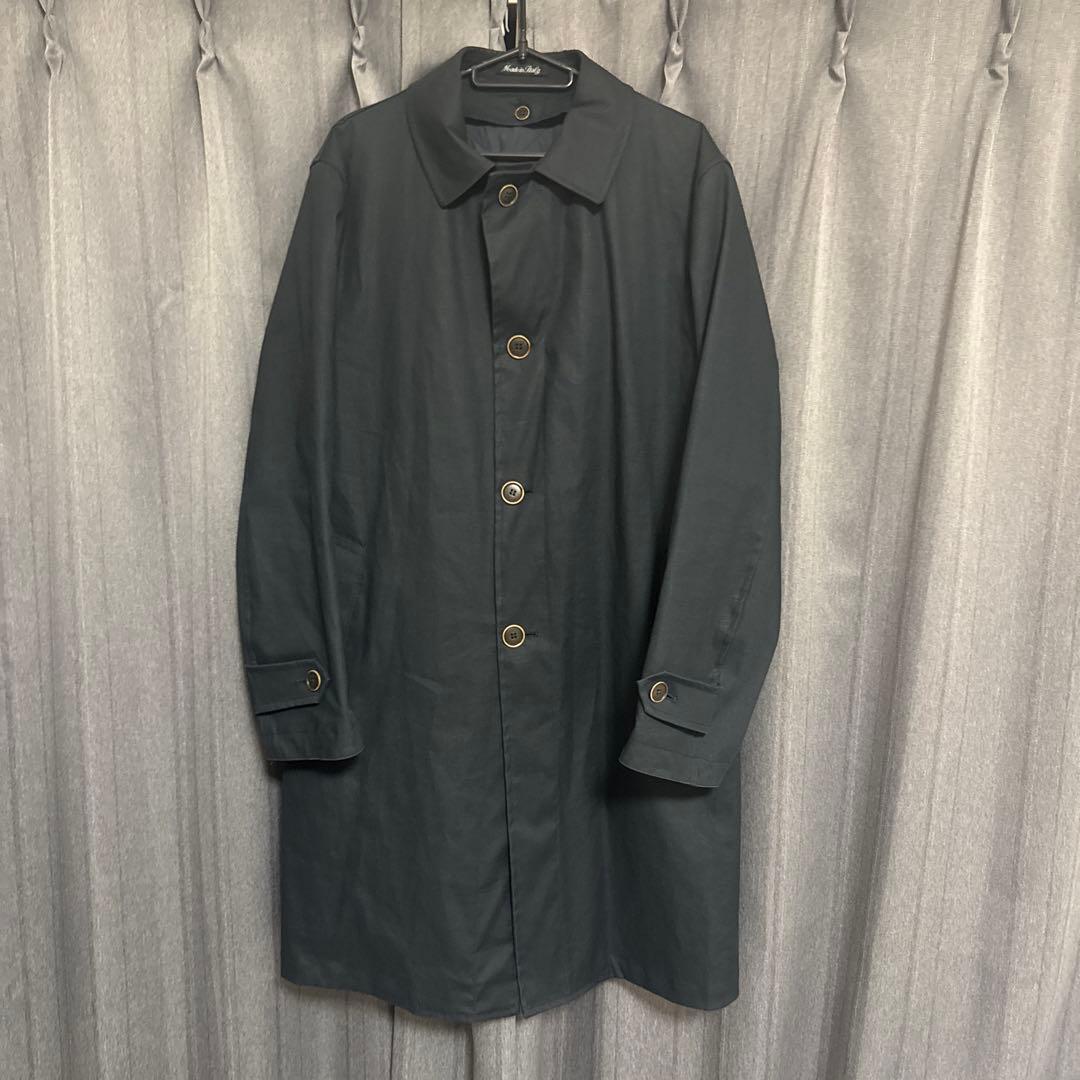 MARCEL LASSANCE ステンカラーコート SHIPS ネイビー