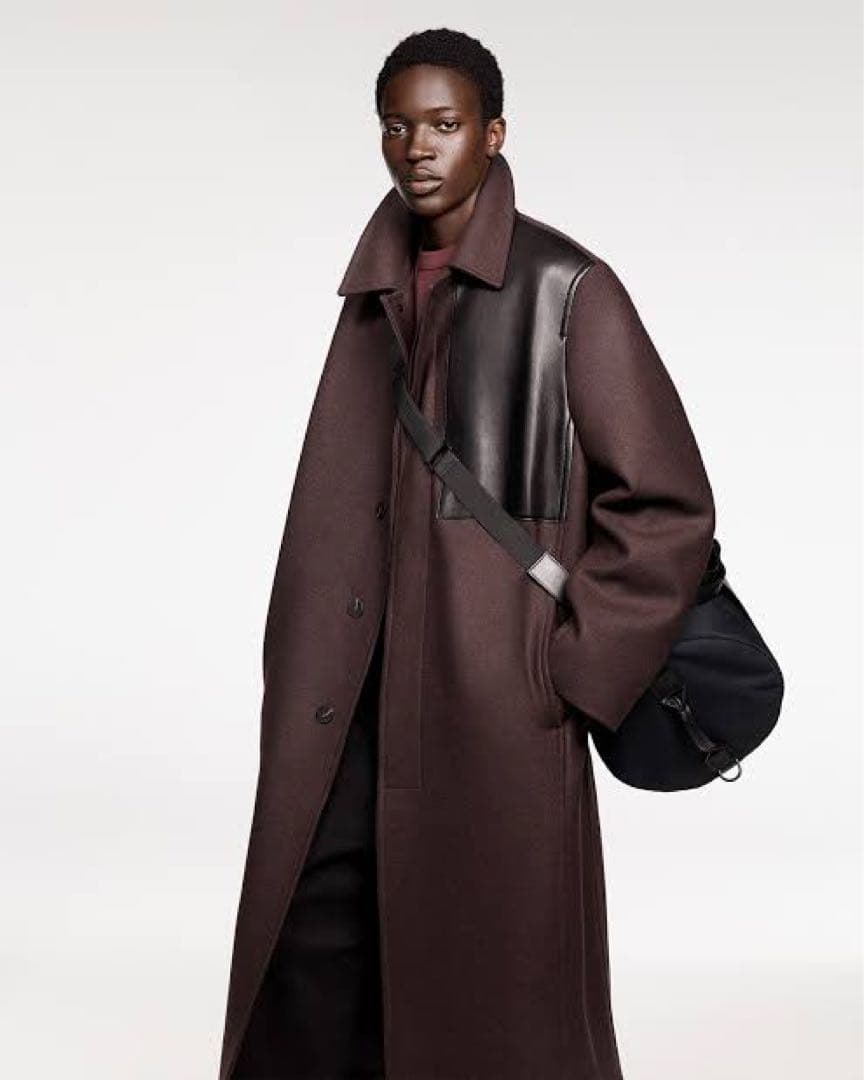 ZARA STUDIO NICHOLSON パッチレザーコート L