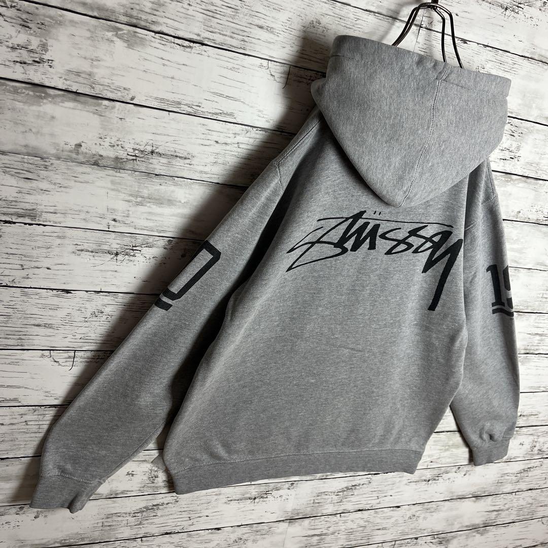 【即完モデル‼︎】【USA製】STUSSY◇ストックロゴ パーカー C966