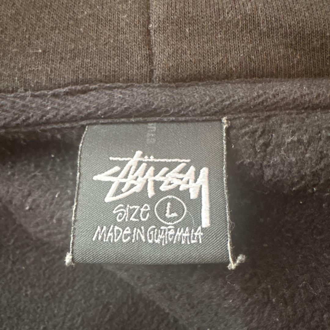 あり　 Stussy ブラック フルジップパーカー