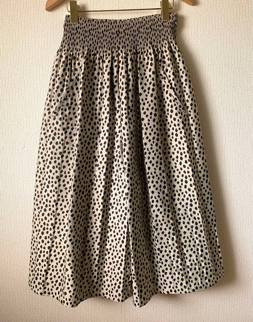 BEARDSLEY ジャガードキュロット レオパード