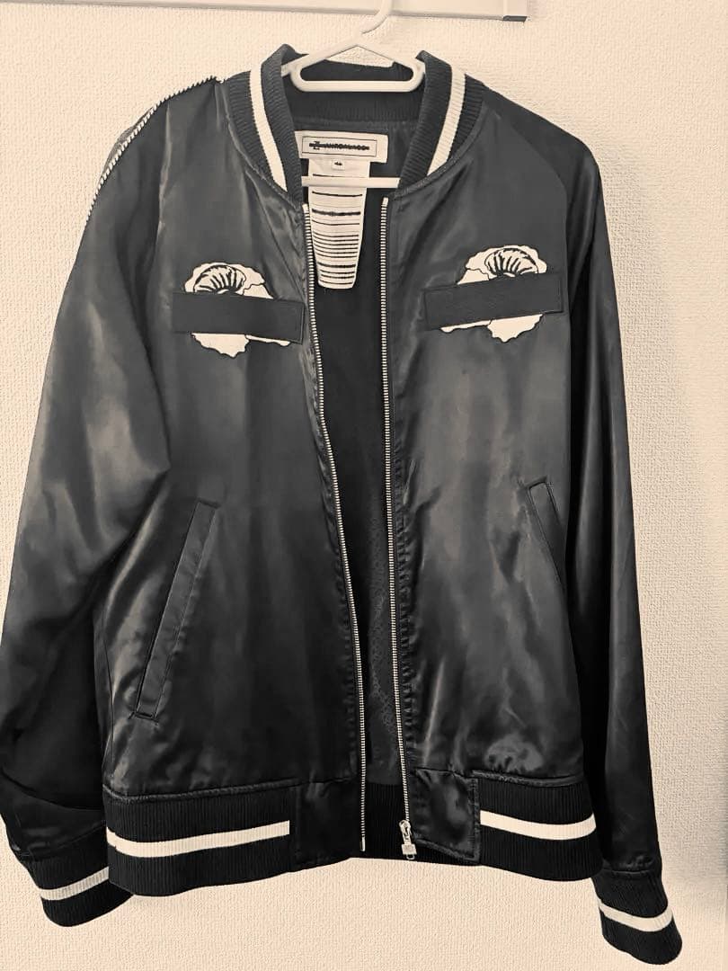 17SSスカジャン ブルゾンジャケット / ANREALAGE(アンリアレイジ)