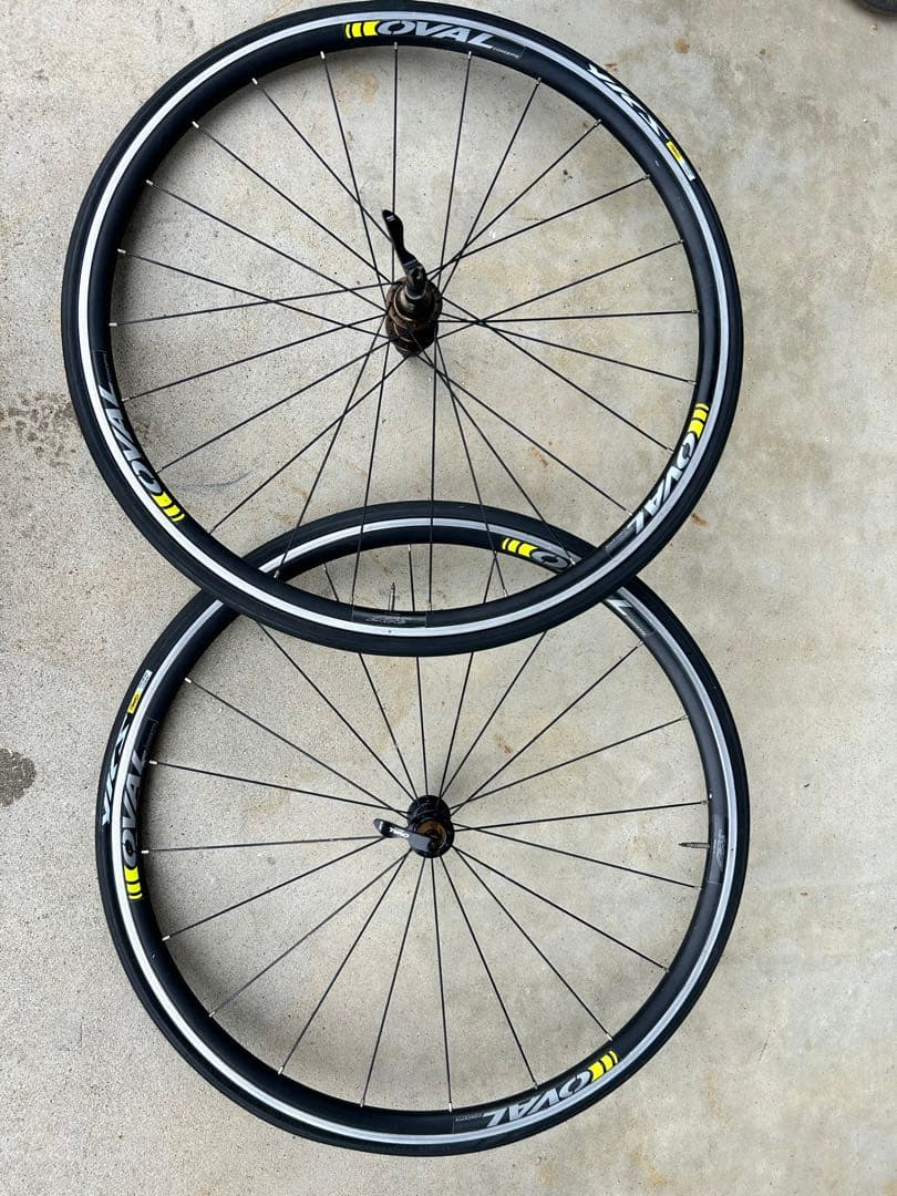 ロードバイクホイール前後　OVAL concept 327 700c