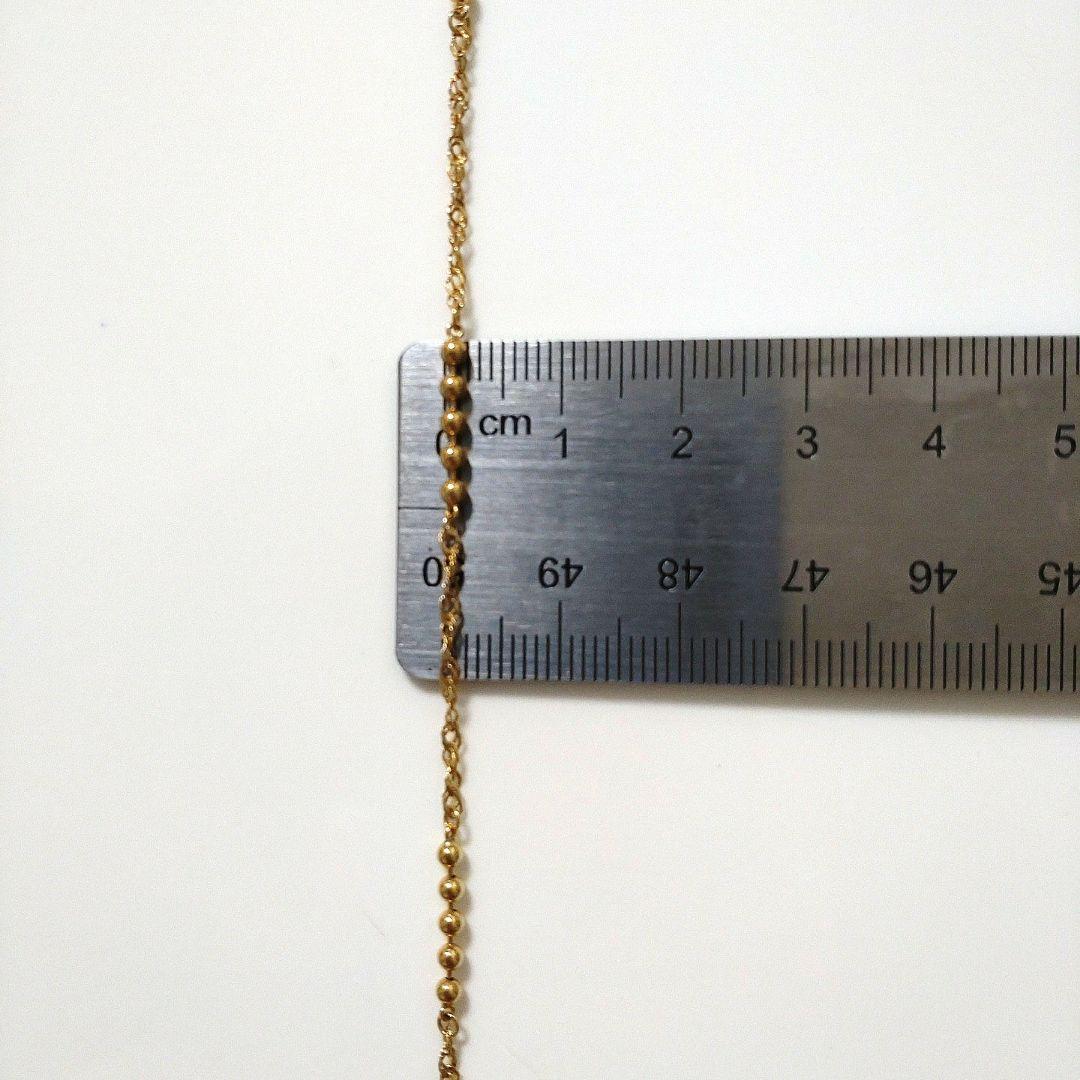 エステール K18 ESTELLE スクリュー ボールチェーン ブレスレット