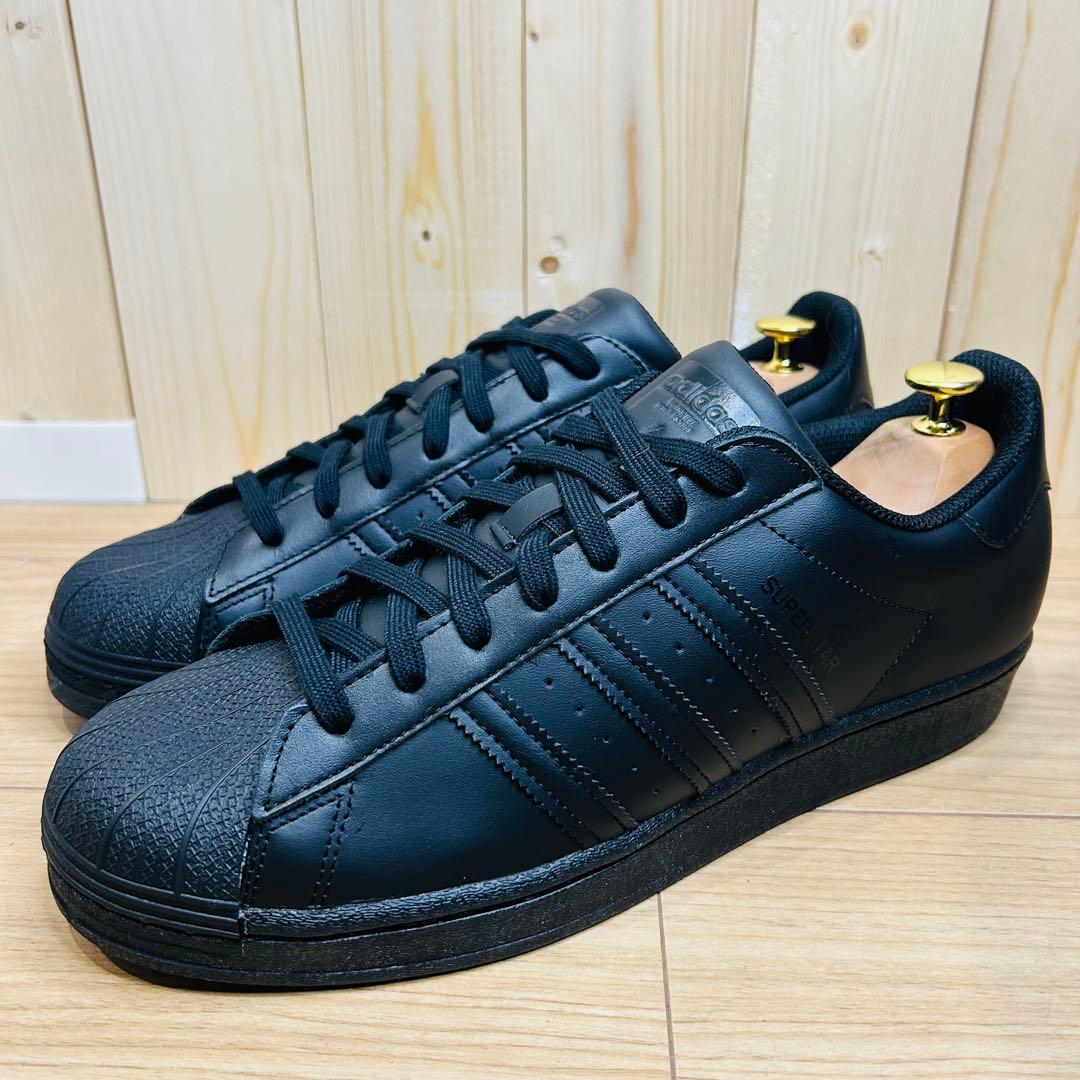 未使用級 adidas SUPERSTAR コアブラック EG4957 28.5