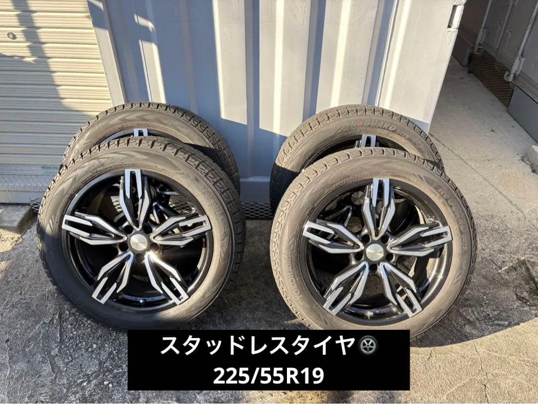 1/7値下げしました⭐️2024年購入　ハリアー　ホイル付き　225/55R19