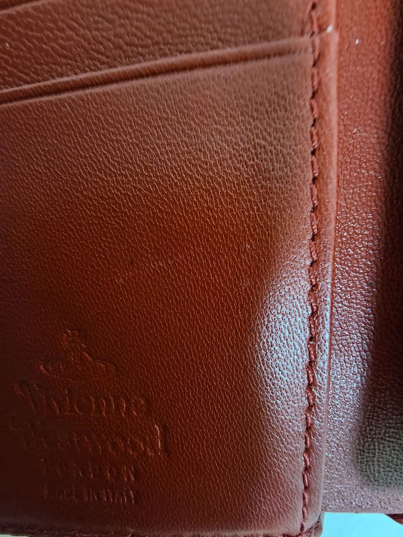 Vivienne Westwood 三つ折財布 がま口 レッド
