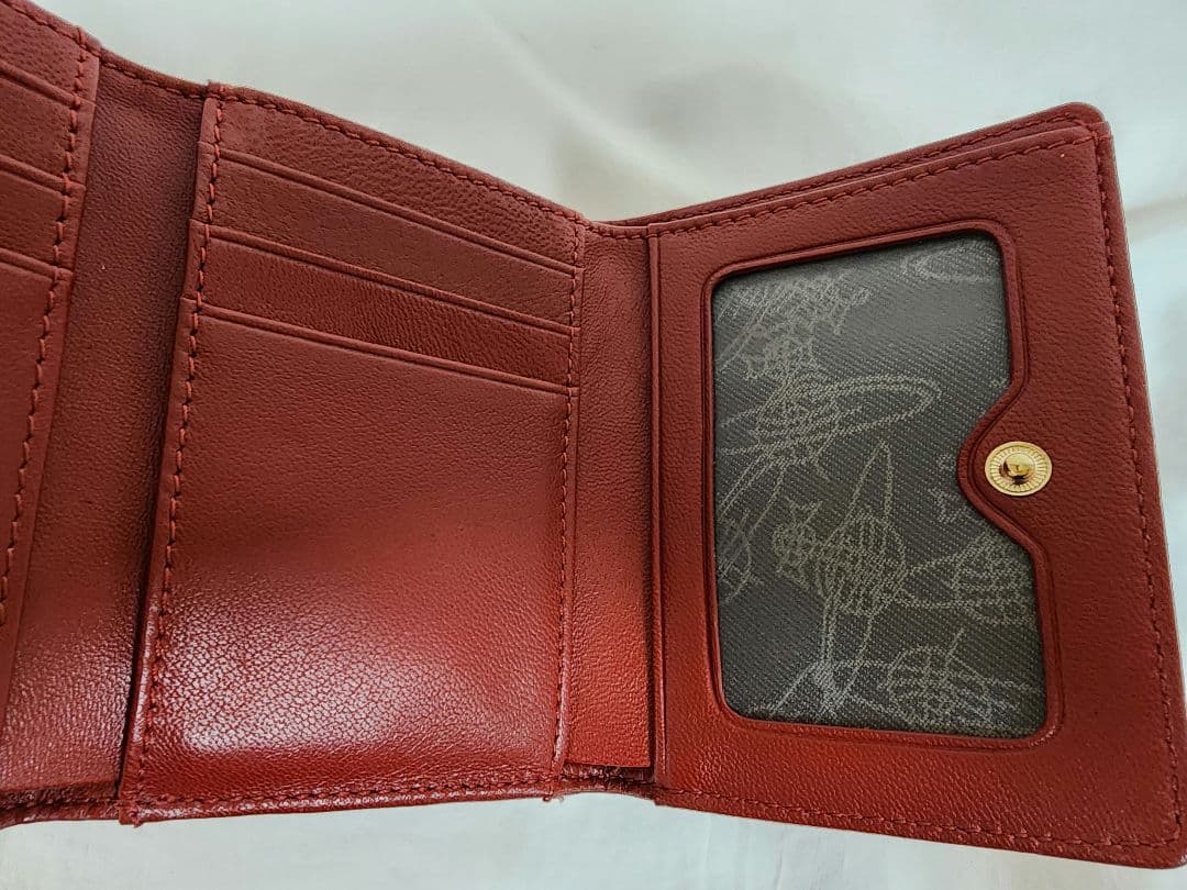 Vivienne Westwood 三つ折財布 がま口 レッド