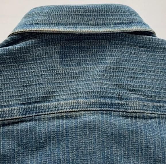 送料無料/新品未使用ヘビーアメリカンRRLヘリンボーンデニムシャツ（L）