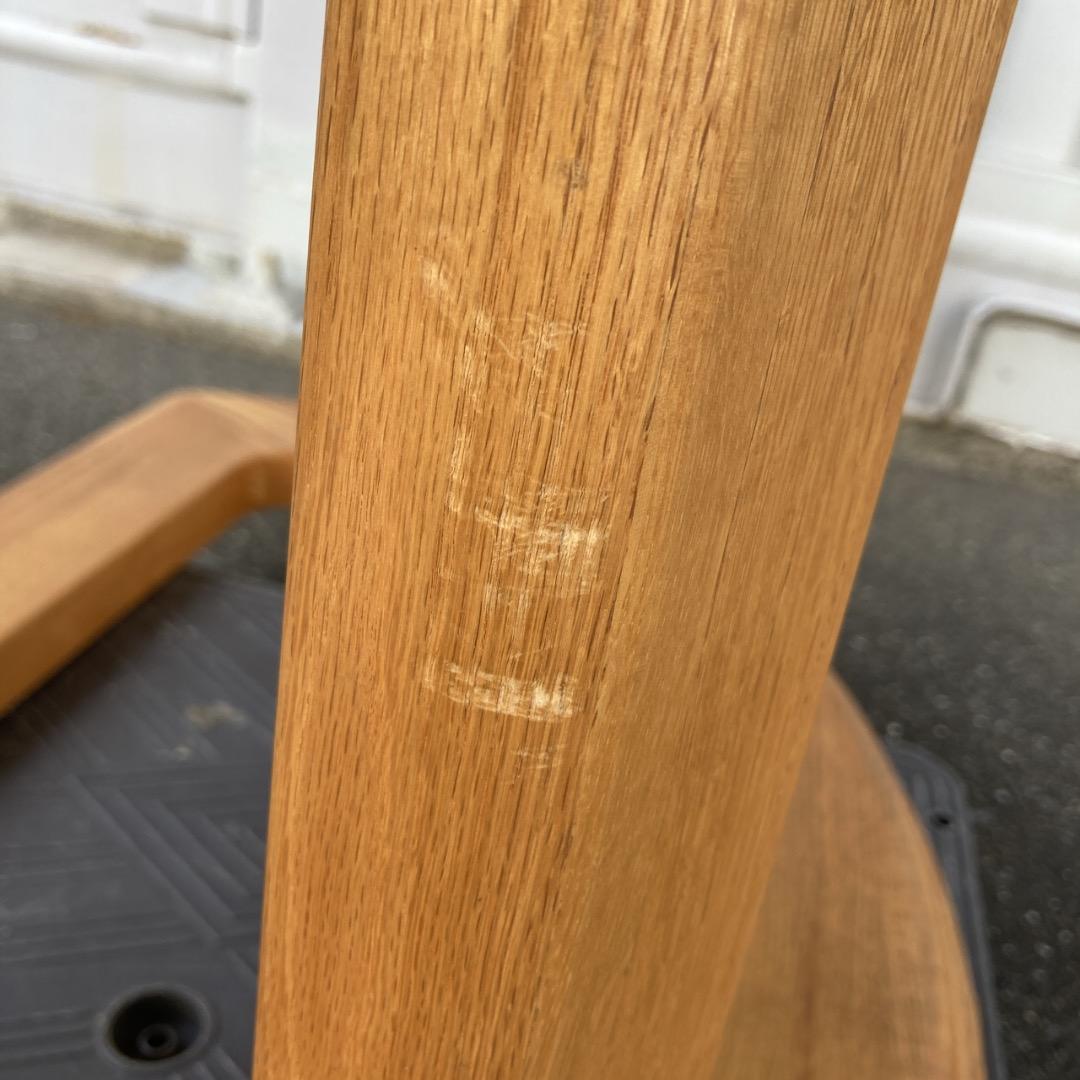 【お値下げOK】ナガノインテリア フレンドリーテーブル 半円 曲線 幅150cm