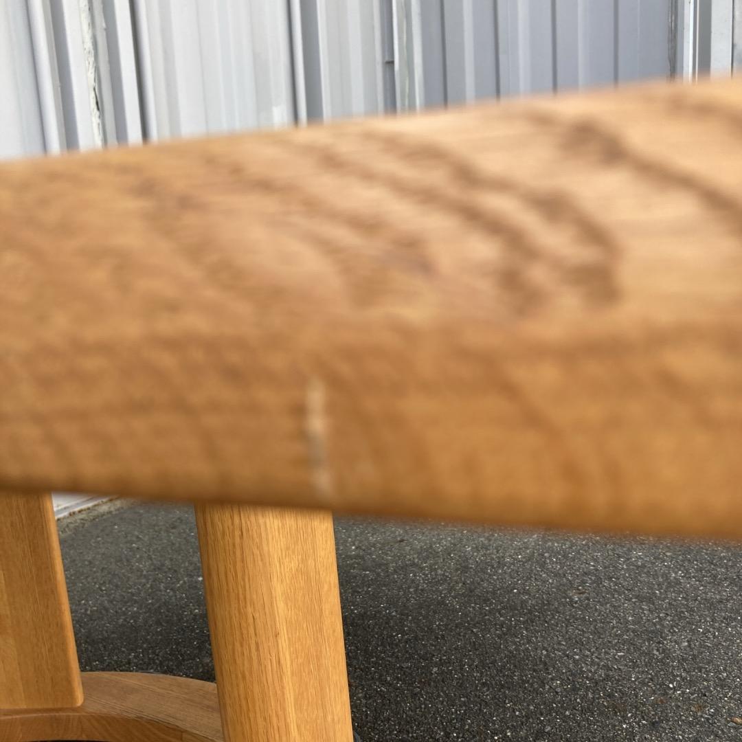 【お値下げOK】ナガノインテリア フレンドリーテーブル 半円 曲線 幅150cm