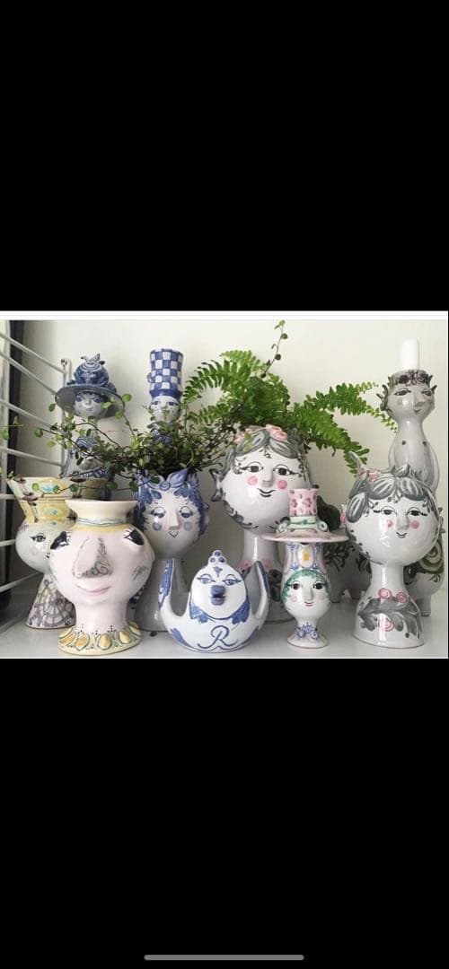 ビヨンヴィンブラッド　ビンテージ1960年スタジオ手書き一点物作品孔雀レディー