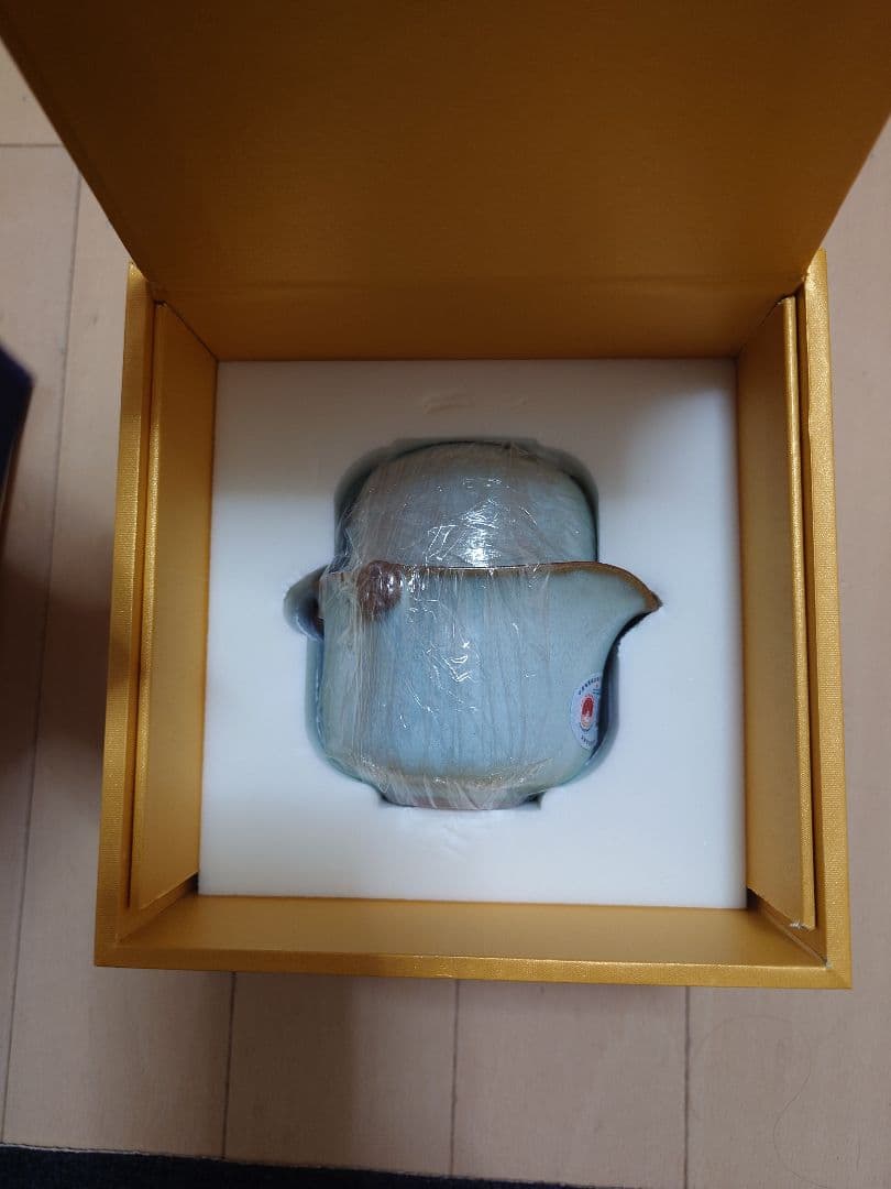 【新品未使用】中国 大宋官窯 青色 陶器