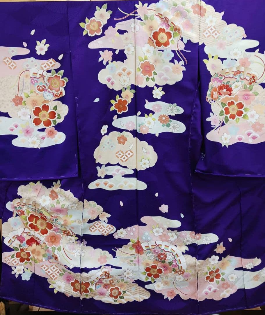 特選 京友禅 七歳お祝い着物 オーダー品