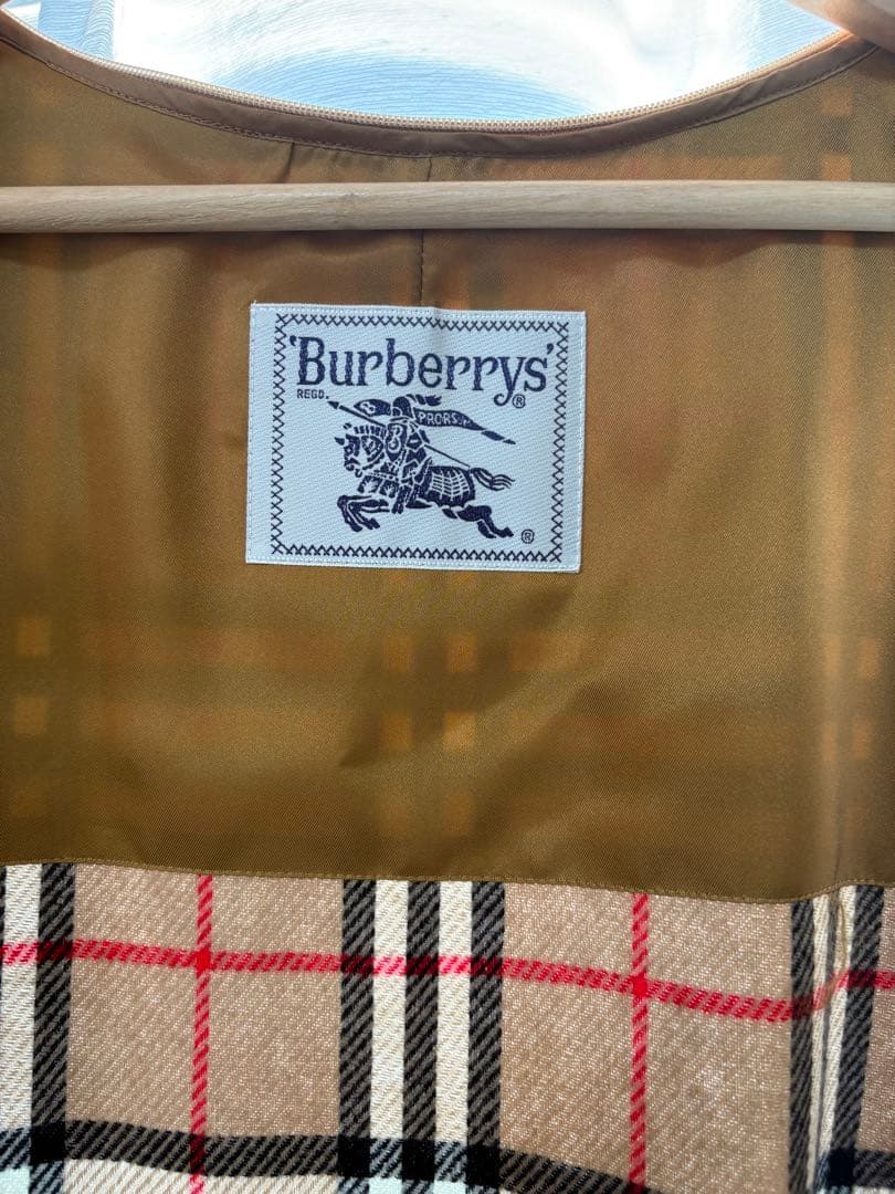 Burberry バーバリー　ベージュ ロングコート チェック裏地