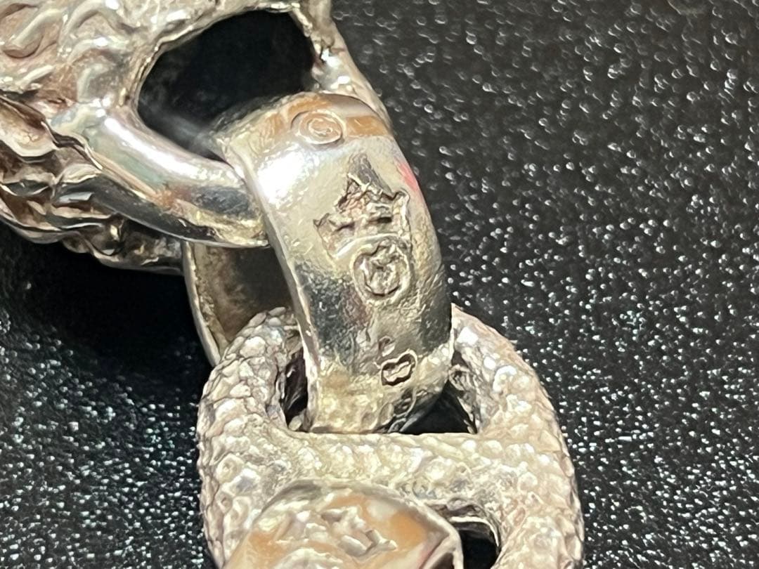 ガボールtype☆2ライオンヘッズ ブレスレット☆美品シルバー925