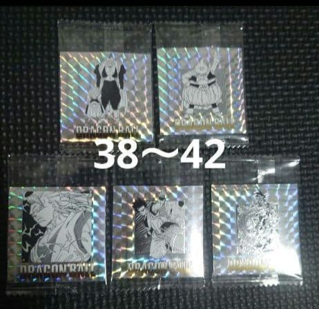 新品DB40周年記念ウエハース2全42種類コンプリート＆空パッケージ2種類＆外箱