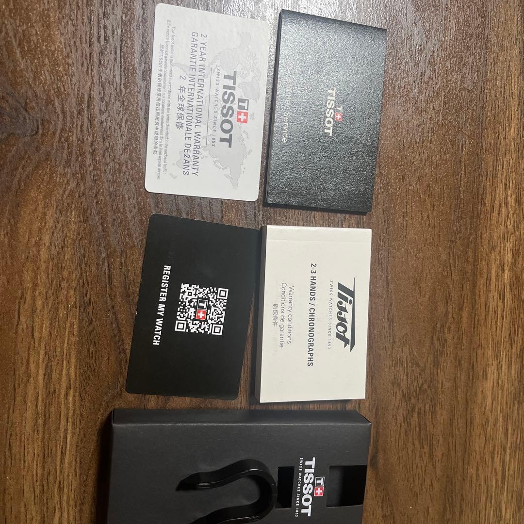 美品！！ティソ　シースター1000　36mmクォーツ　白　デイト表示　替えベルト