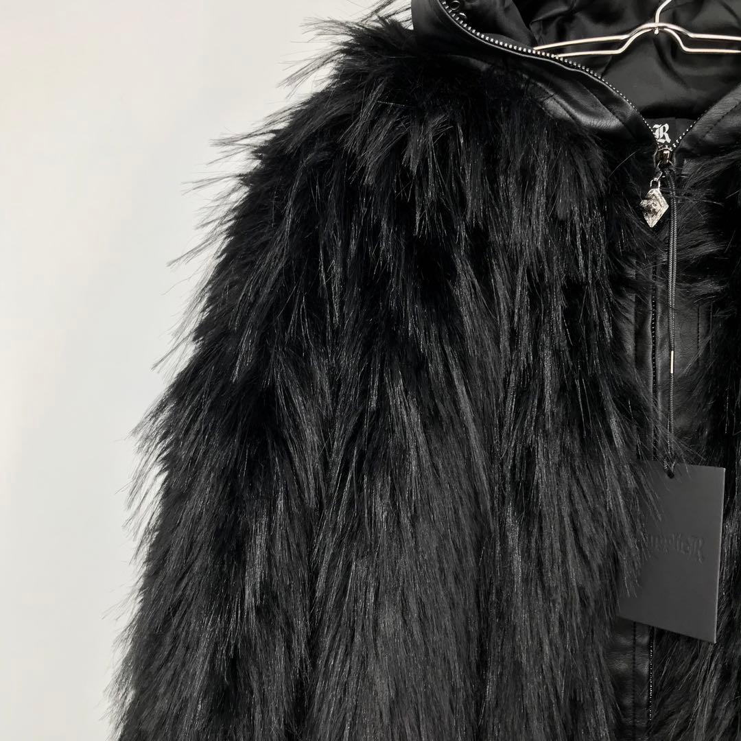 サプライヤー　ブルゾン　L　ブラック　ファー