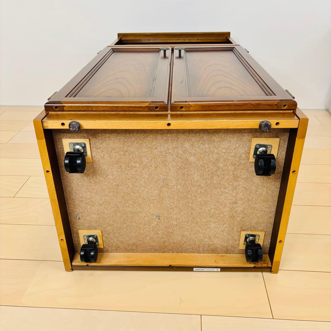 カリモク レンジ台 キャスター 100V 電源 2口 カリモク家具 送料込み