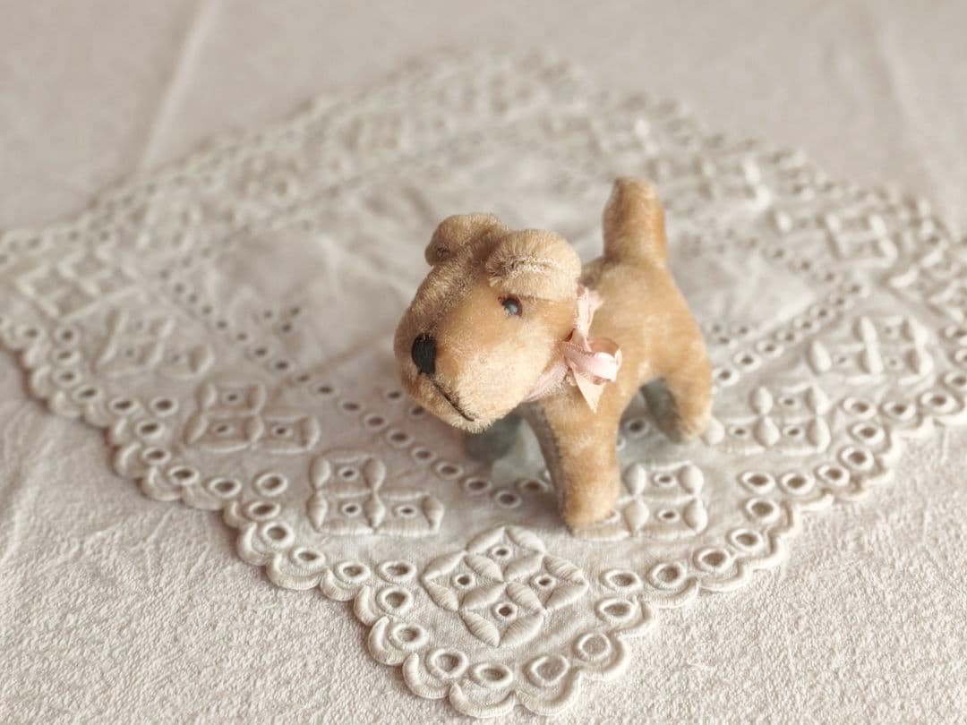 【Daisyさま】vintage teria ♡ 桃色ピンクりぼんの テリアさん