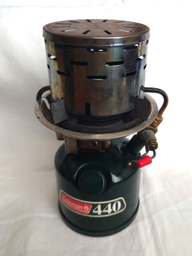 【希少】コールマンコンパクトストーブ440（遠赤ヒーターアタッチメント付属）
