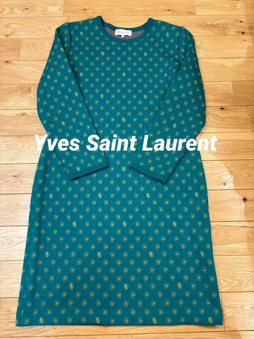 Yves Saint Laurent イブサンローラン　ワンピース　ニット　美品