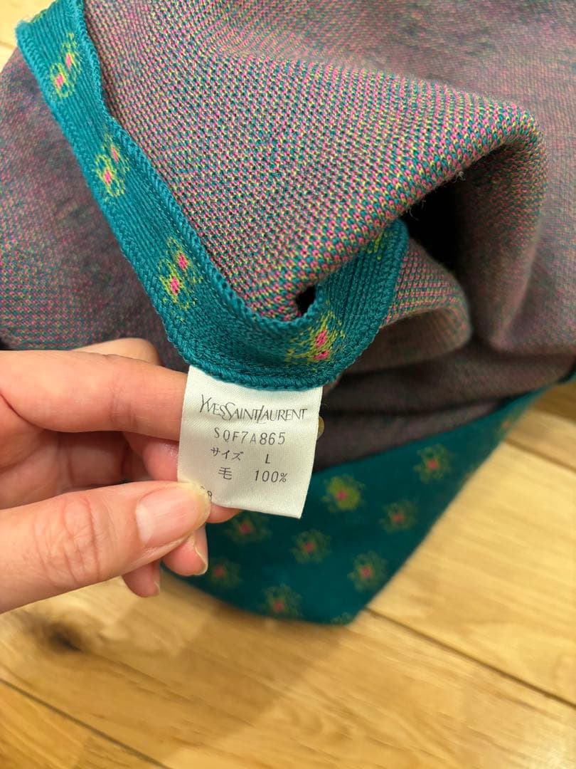 Yves Saint Laurent イブサンローラン　ワンピース　ニット　美品