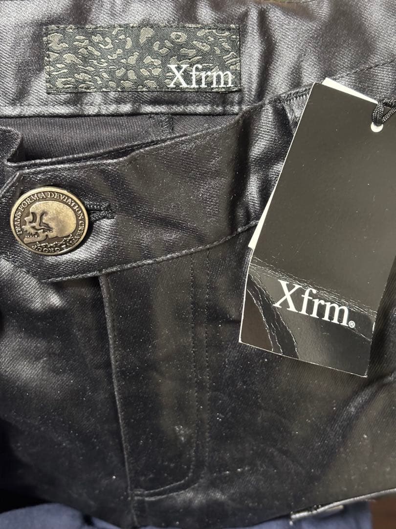 新品　Xfrm パンツ　トランスフォーム　ボンバーパンツ　ブラック　コーティング