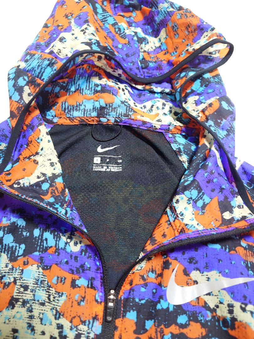 NIKE ナイキ WINDRUNNER カラフル迷彩柄ウィンドブレーカー