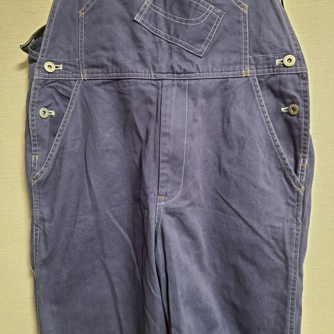 ステューシー STUSSY サロペット パンツ オーバーオール ロゴ テープ S