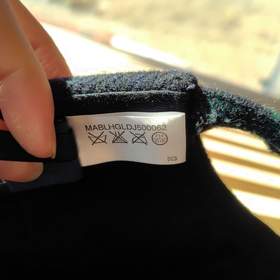 ラルフローレン ブラックウォッチ ウール キャップ レディース