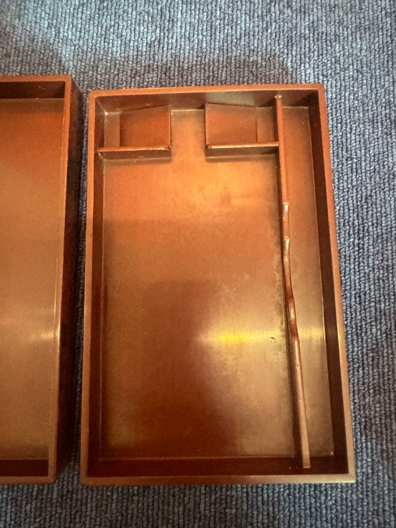 2052 尚美堂　純銀地梅入　木箱　工芸品