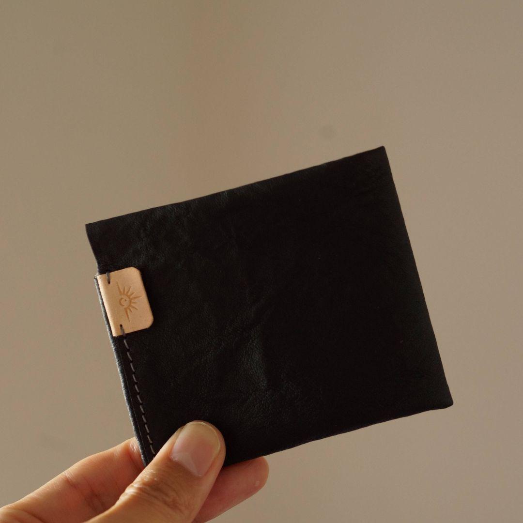 防水撥水レザー ダイニーマ コンパクトウォレット