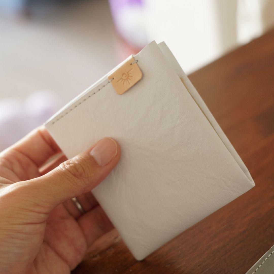 防水撥水レザー ダイニーマ コンパクトウォレット