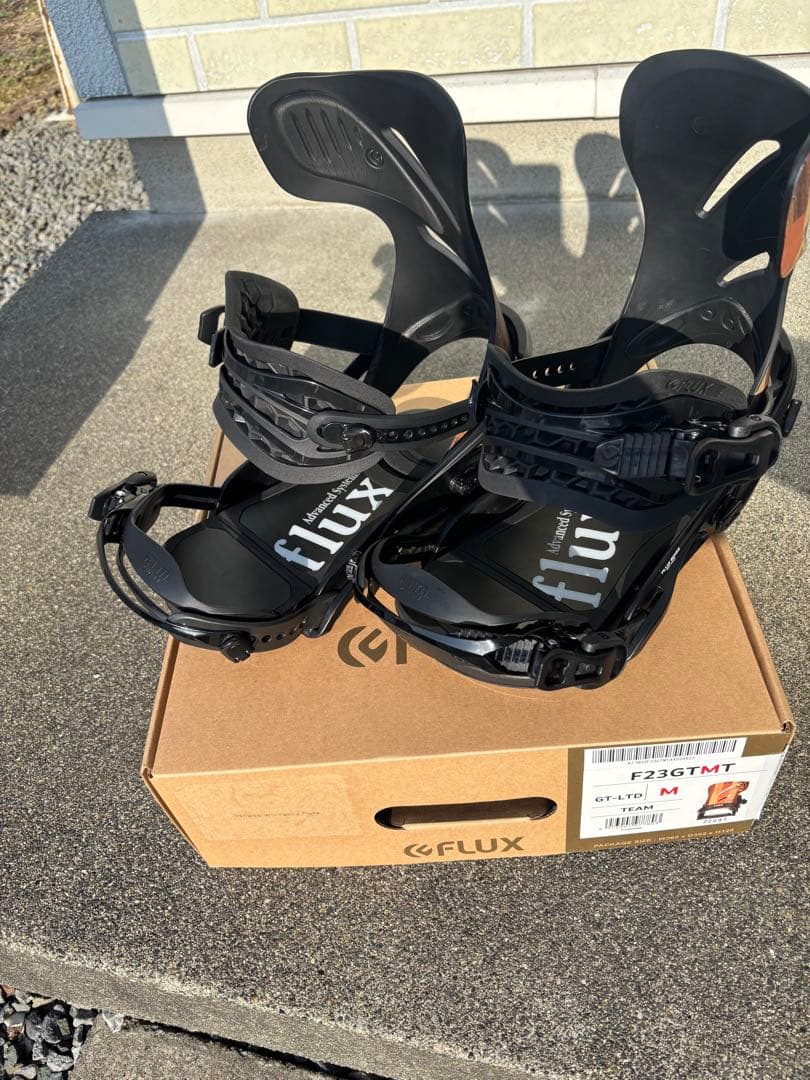 FLUX GT-LTDビンディング Mサイズ 木目調　[美品]