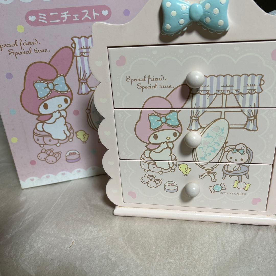 マイメロディ ミニチェスト 3段　サンリオキャラクターズ