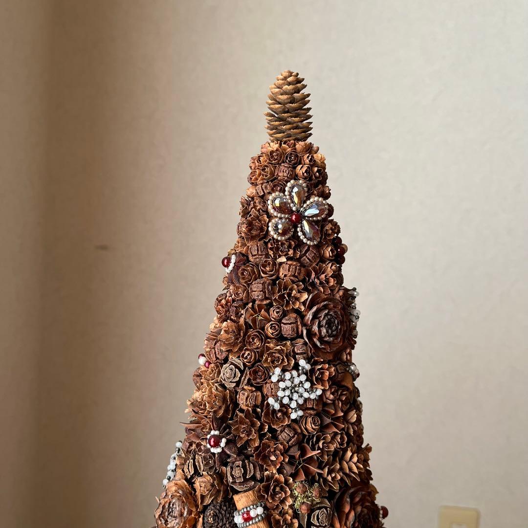 【ハンドメイド】木の実トピアリー　46センチ