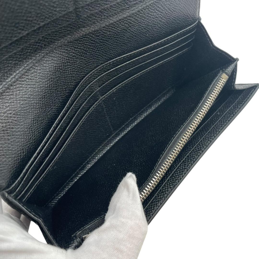 【美品】 BVLGARI ブルガリ 長財布 ビーゼロワン シルバークリップ