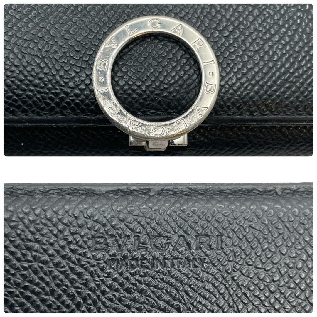 【美品】 BVLGARI ブルガリ 長財布 ビーゼロワン シルバークリップ