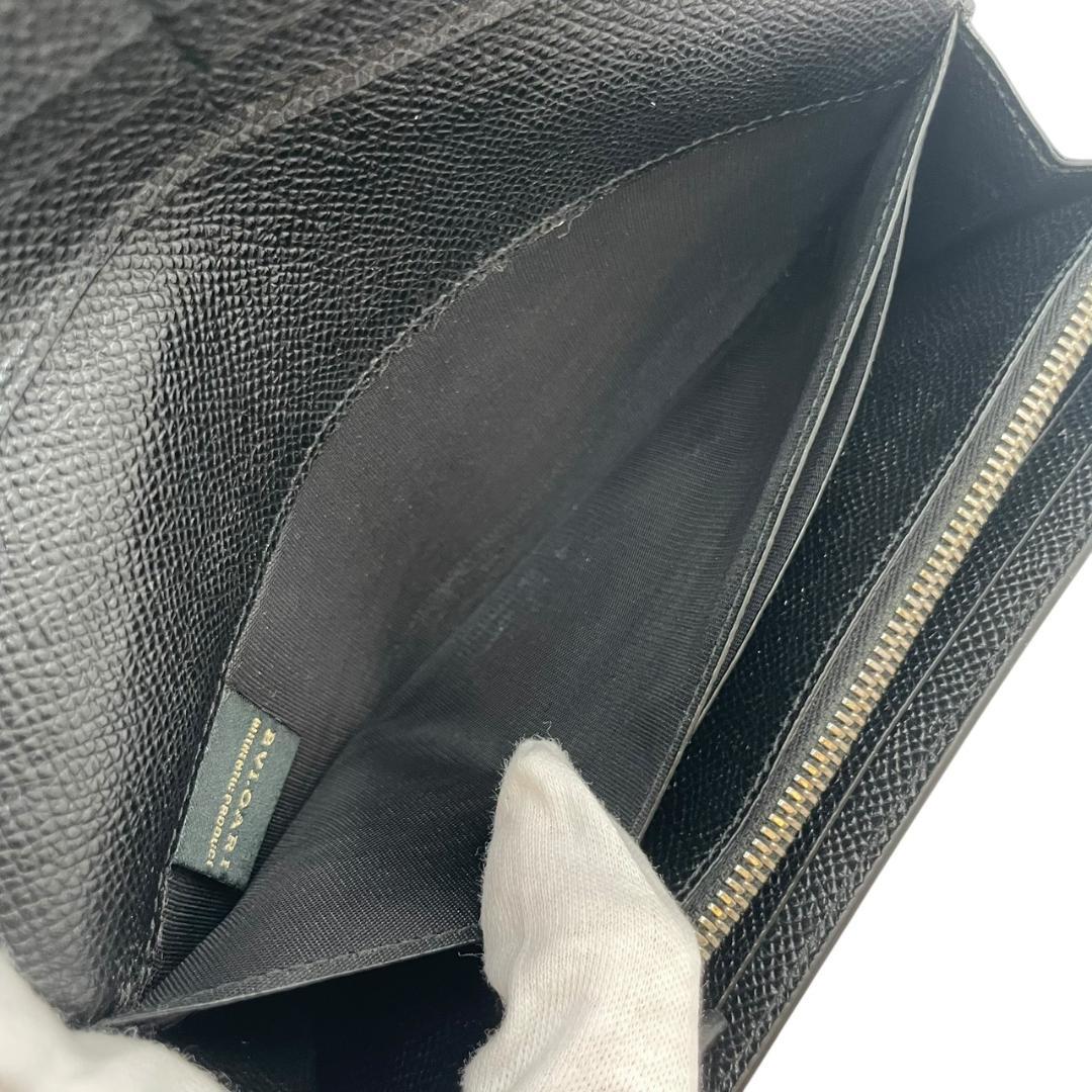 【美品】 BVLGARI ブルガリ 長財布 ビーゼロワン シルバークリップ