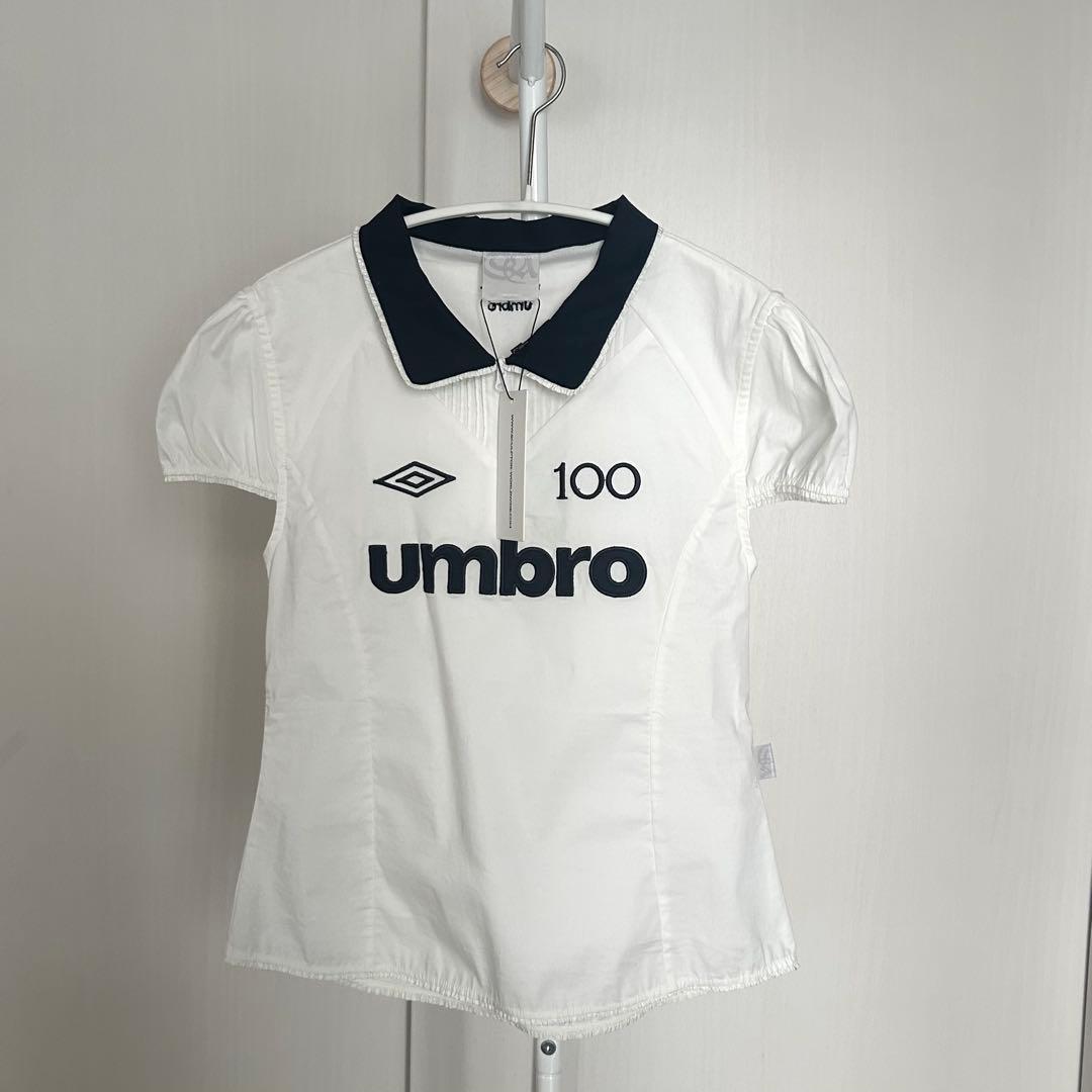 新品 タグ付き SCULPTOR UMBRO Lace shirts White